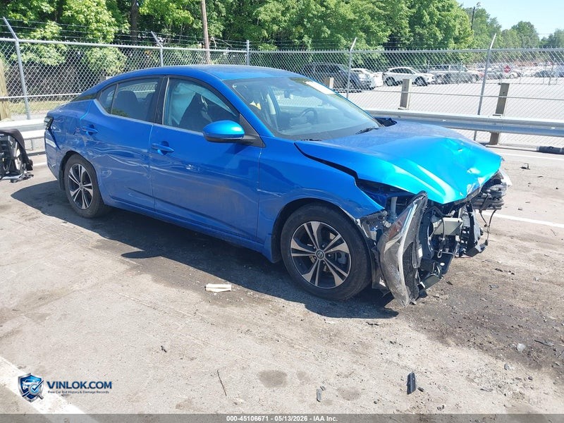 2021 NISSAN SENTRA SV XTRONIC CVT – Lot 45106671 auction photo