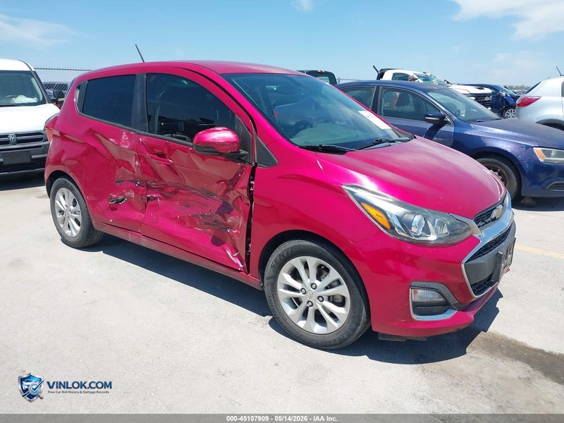 2020 CHEVROLET SPARK FWD 1LT MANUAL – Lot 45107909 auction photo