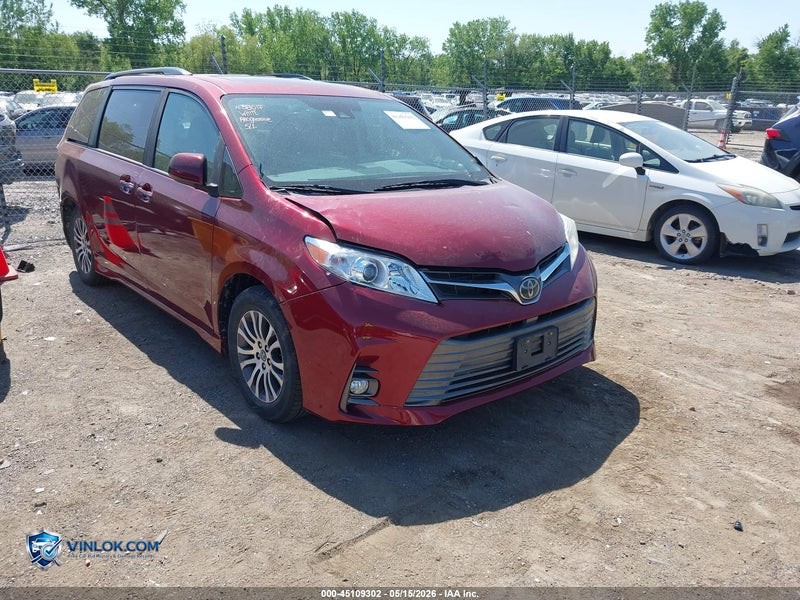 2020 TOYOTA SIENNA XLE – Lot 45109302 auction photo