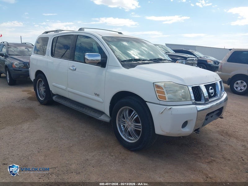 2005 NISSAN ARMADA SE – Lot 45112838 auction photo