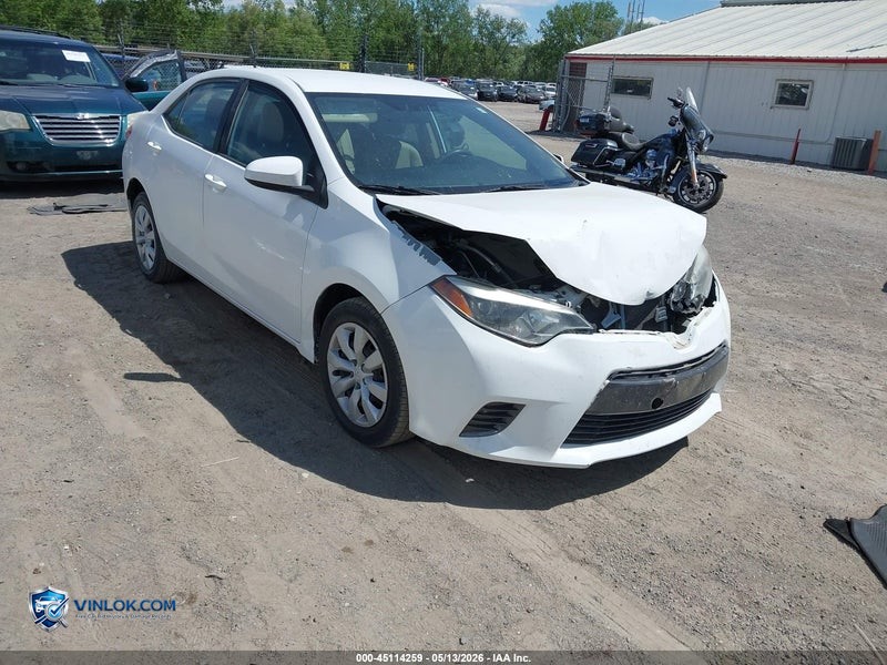 2016 TOYOTA COROLLA LE – Lot 45114259 auction photo