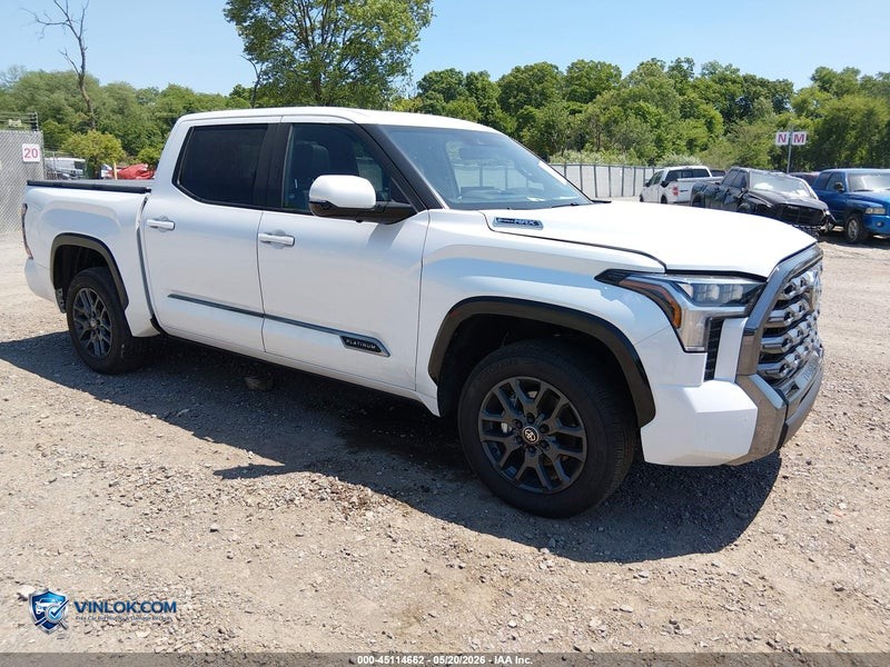 2025 TOYOTA TUNDRA HYBRID PLATINUM HYBRID CREWMAX 5.5' BED – Lot 45114662 auction photo