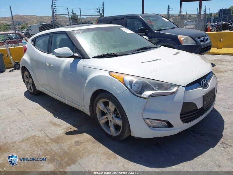 2014 HYUNDAI VELOSTER BASE W/GRAY – Lot 45115488 auction photo