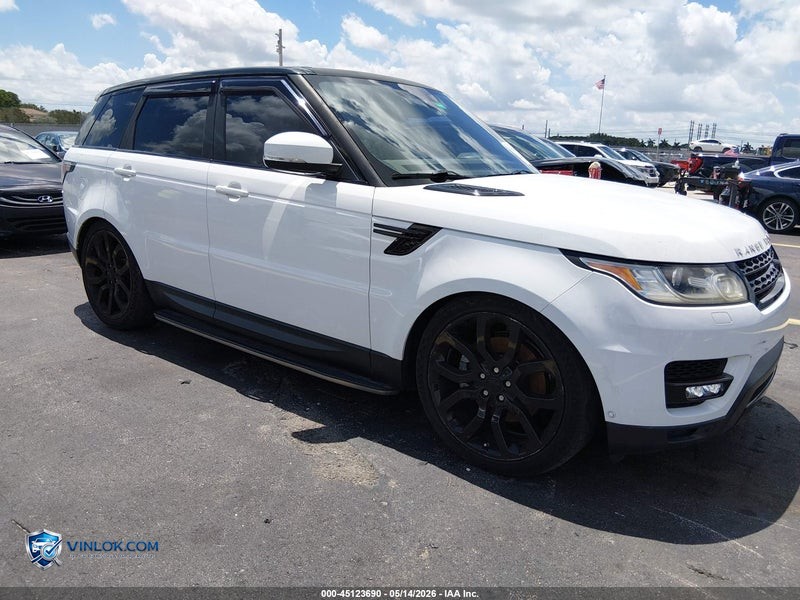 2015 LAND ROVER RANGE ROVER SPORT 3.0L V6 SUPERCHARGED HSE – Lot 45123690 auction photo