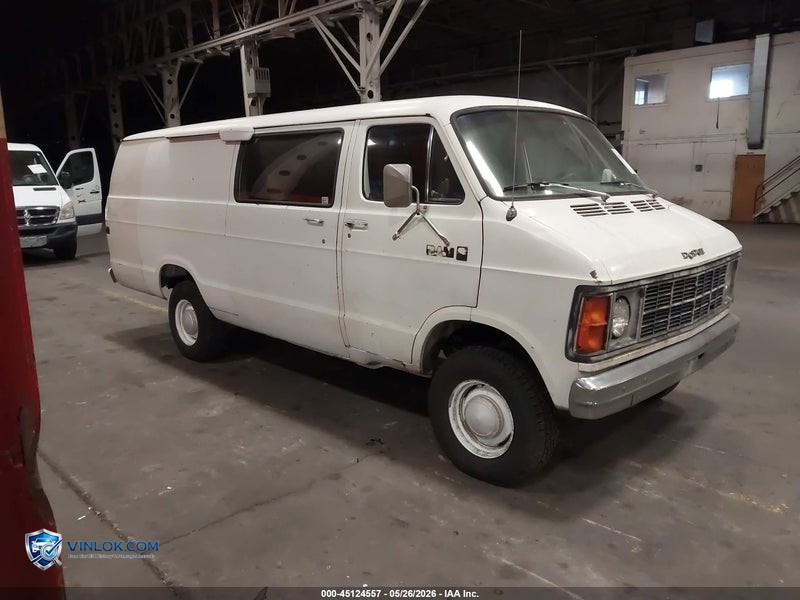 1982 DODGE RAM VAN B250 – Lot 45124557 auction photo