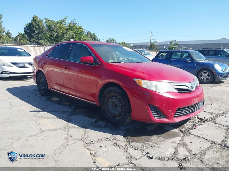 2012 TOYOTA CAMRY LE – Lot 45126984 auction photo