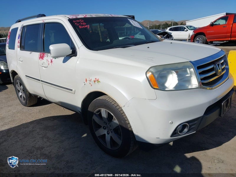 2012 HONDA PILOT TOURING – Lot 45127669 auction photo