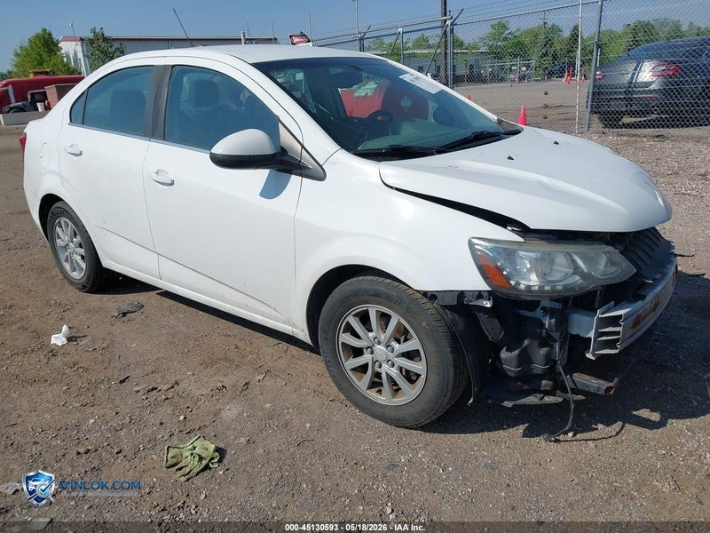 2017 CHEVROLET SONIC LT AUTO – Lot 45130593 auction photo