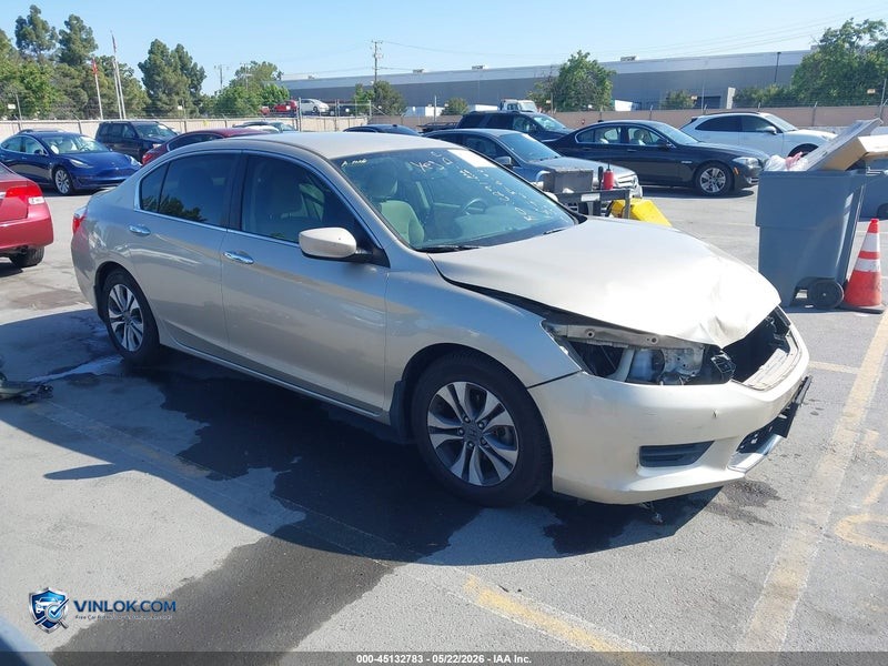 2013 HONDA ACCORD LX – Lot 45132783 auction photo