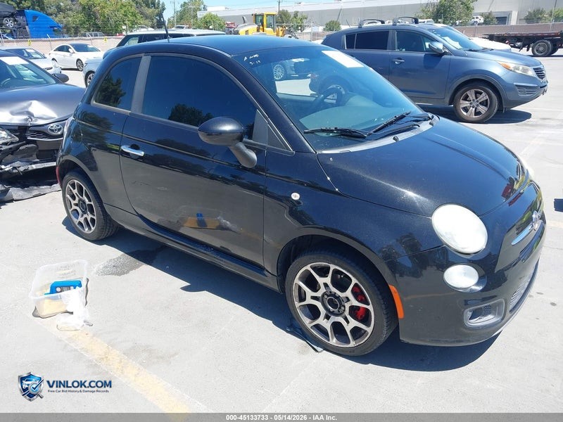 2012 FIAT 500 SPORT – Lot 45133733 auction photo