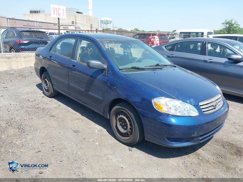 2004 TOYOTA COROLLA LE – Lot 45136300 auction photo