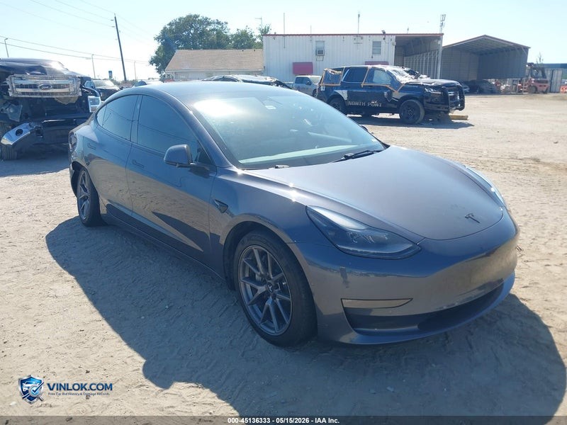 2022 TESLA MODEL 3 LONG RANGE DUAL MOTOR ALL-WHEEL DRIVE – Lot 45136333 auction photo