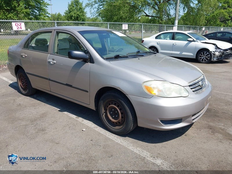 2003 TOYOTA COROLLA CE/LE/S – Lot 45136786 auction photo