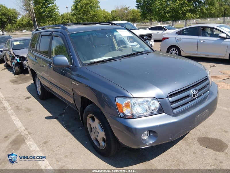 2005 TOYOTA HIGHLANDER LIMITED V6 – Lot 45137380 auction photo