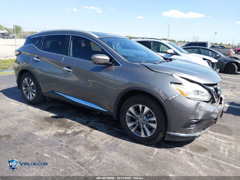 2017 NISSAN MURANO SL – Lot 45138558 auction photo