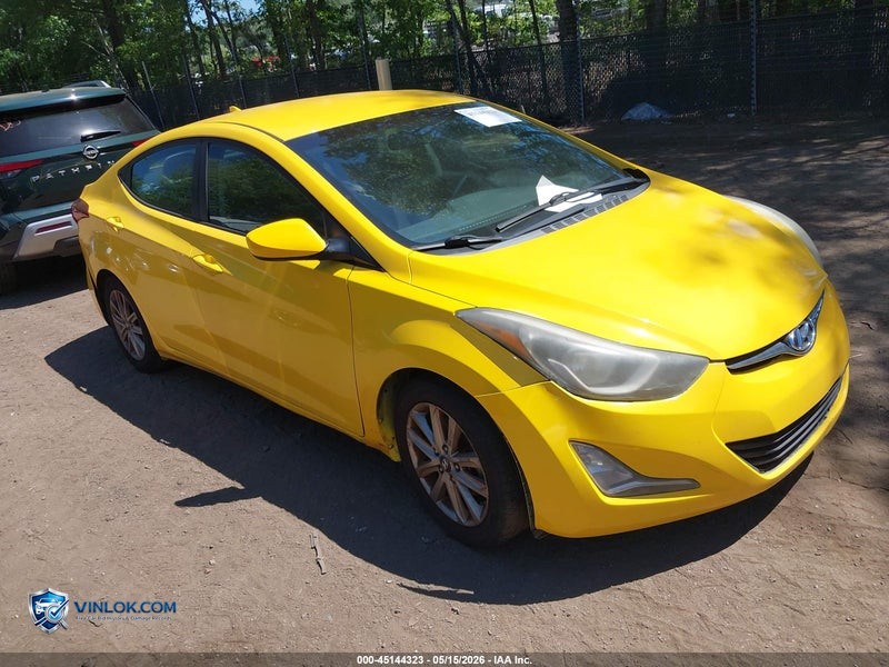 2016 HYUNDAI ELANTRA SE – Lot 45144323 auction photo