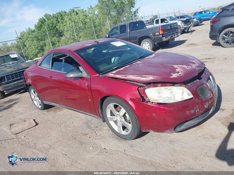 2008 PONTIAC G6 GT – Lot 45144721 auction photo