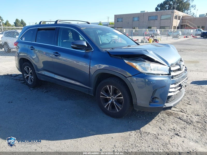2019 TOYOTA HIGHLANDER LE – Lot 45144989 auction photo