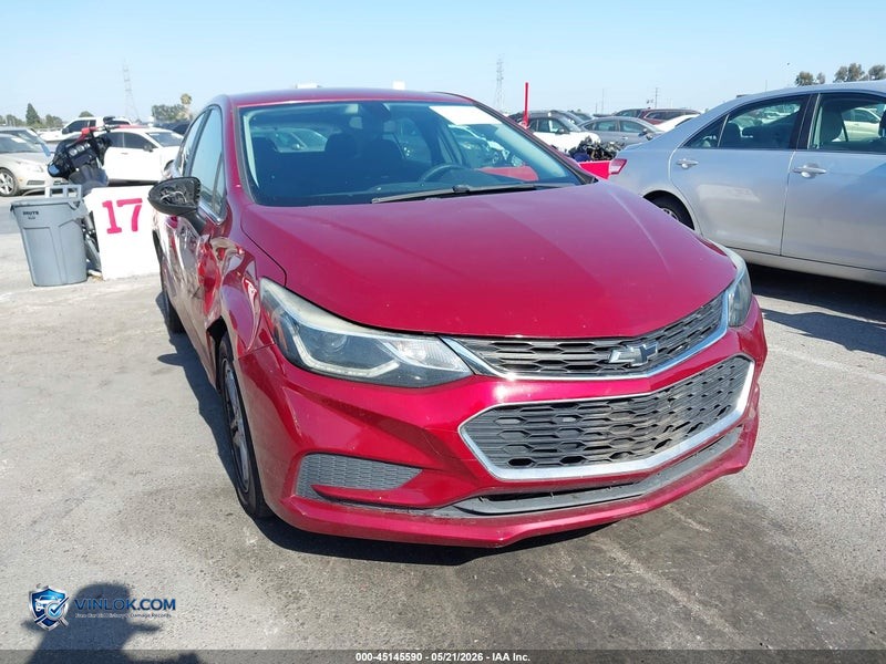 2018 CHEVROLET CRUZE LT AUTO – Lot 45145590 auction photo