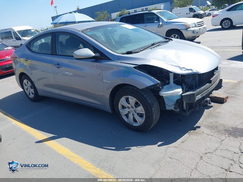 2016 HYUNDAI ELANTRA SE – Lot 45145833 auction photo