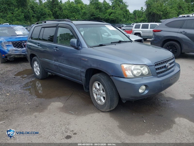 2002 TOYOTA HIGHLANDER LIMITED V6 – Lot 45150319 auction photo