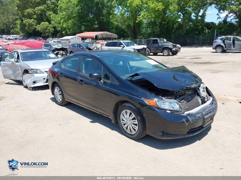 2012 HONDA CIVIC LX – Lot 45153873 auction photo