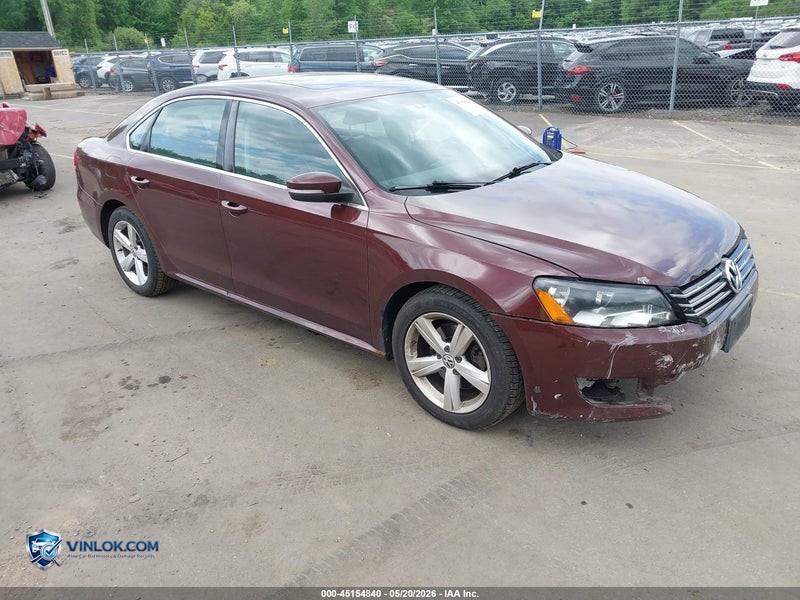 2013 VOLKSWAGEN PASSAT 2.5L SE – Lot 45154840 auction photo