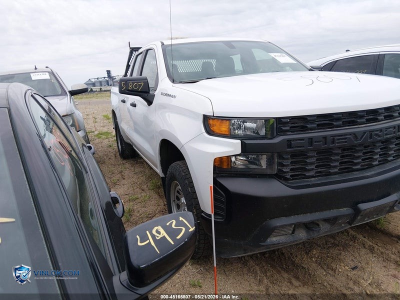 2021 CHEVROLET SILVERADO 1500 4WD  STANDARD BED WT – Lot 45165807 auction photo
