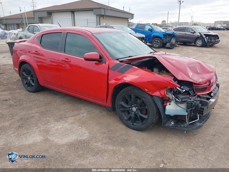 2014 DODGE AVENGER R/T – Lot 45168032 auction photo