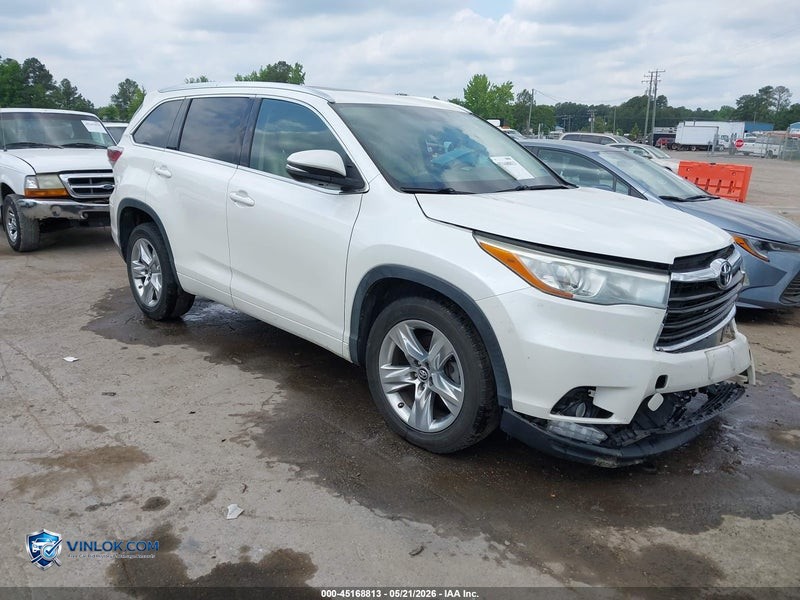 2016 TOYOTA HIGHLANDER LIMITED V6 – Lot 45168813 auction photo