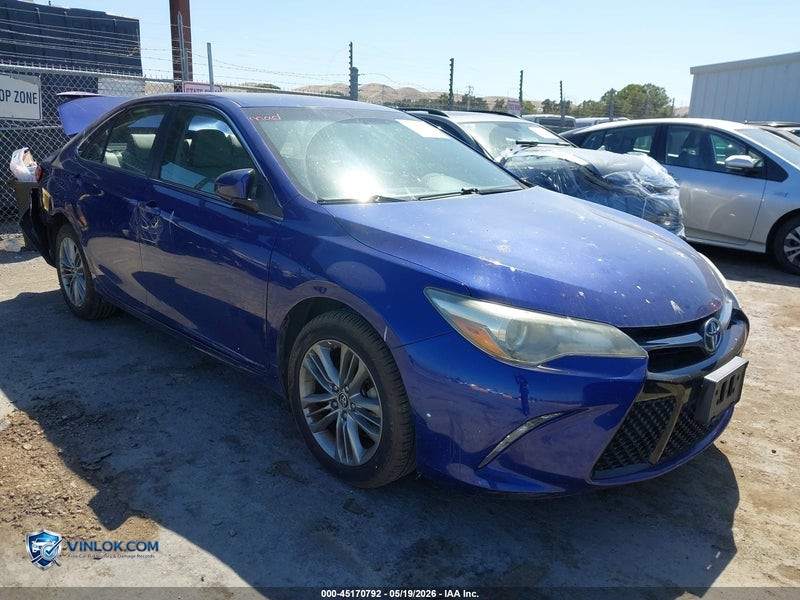 2015 TOYOTA CAMRY SE – Lot 45170792 auction photo