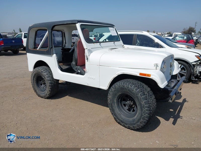 1986 JEEP JEEP CJ7 – Lot 45172427 auction photo