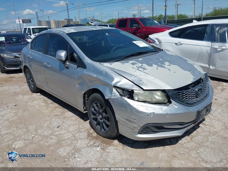 2013 HONDA CIVIC LX – Lot 45174392 auction photo