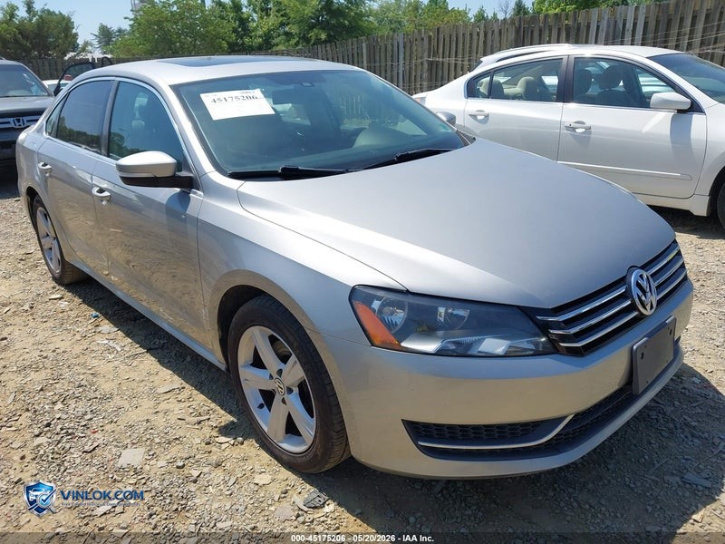2013 VOLKSWAGEN PASSAT 2.5L SE – Lot 45175206 auction photo