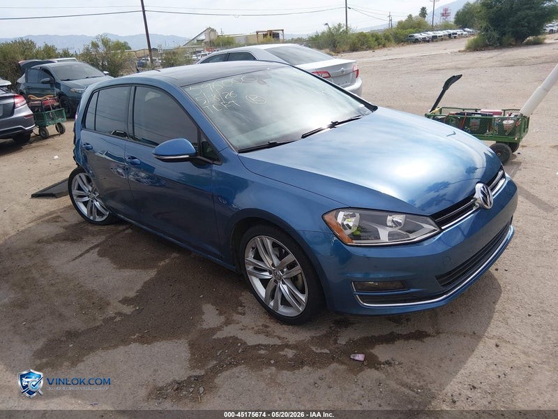 2015 VOLKSWAGEN GOLF TSI SEL 4-DOOR – Lot 45175674 auction photo