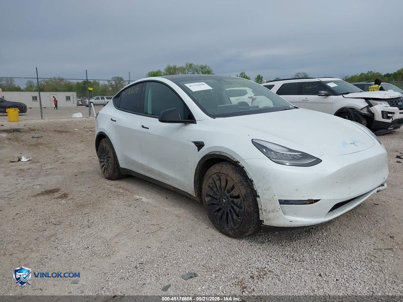 2021 TESLA MODEL Y STANDARD RANGE REAR-WHEEL DRIVE – Lot 45176608 auction photo