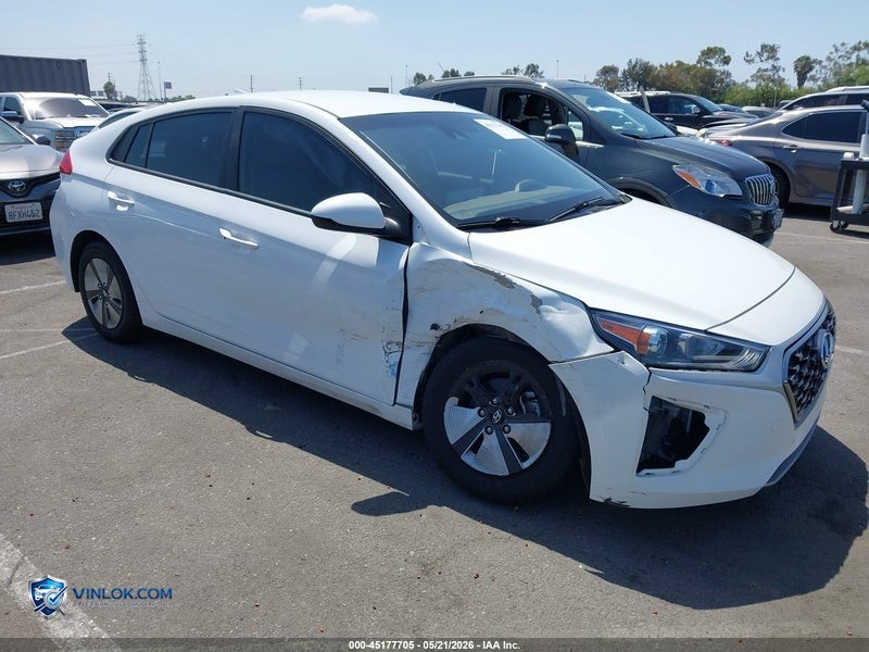 2021 HYUNDAI IONIQ HYBRID BLUE – Lot 45177705 auction photo