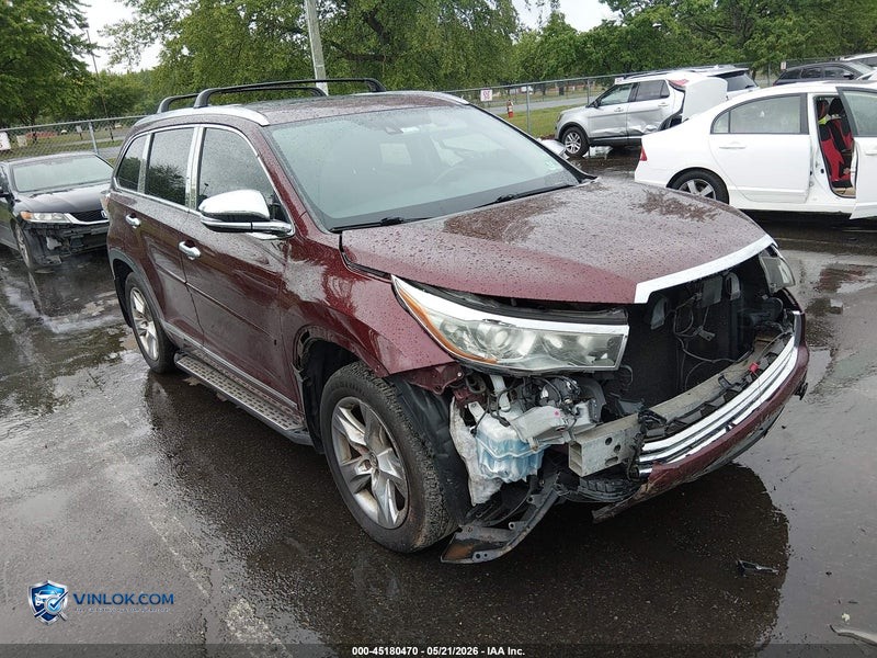 2016 TOYOTA HIGHLANDER LIMITED V6 – Lot 45180470 auction photo