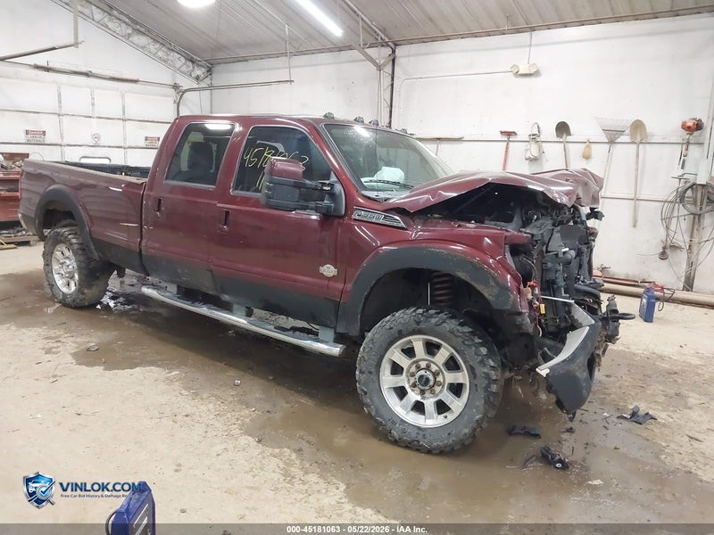 2011 FORD F-350 KING RANCH – Lot 45181063 auction photo