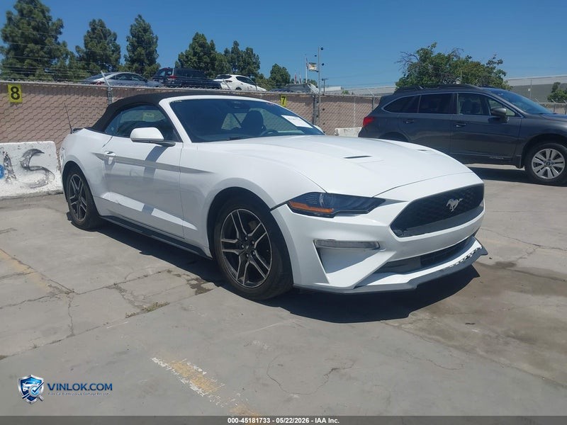 2022 FORD MUSTANG ECOBOOST /ECOBOOST PREMIUM – Lot 45181733 auction photo