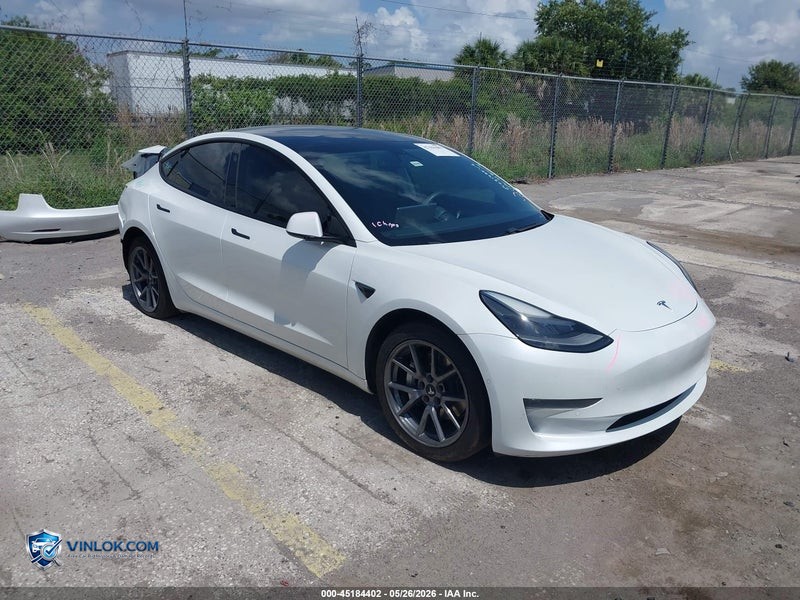 2021 TESLA MODEL 3 STANDARD RANGE PLUS REAR-WHEEL DRIVE – Lot 45184402 auction photo