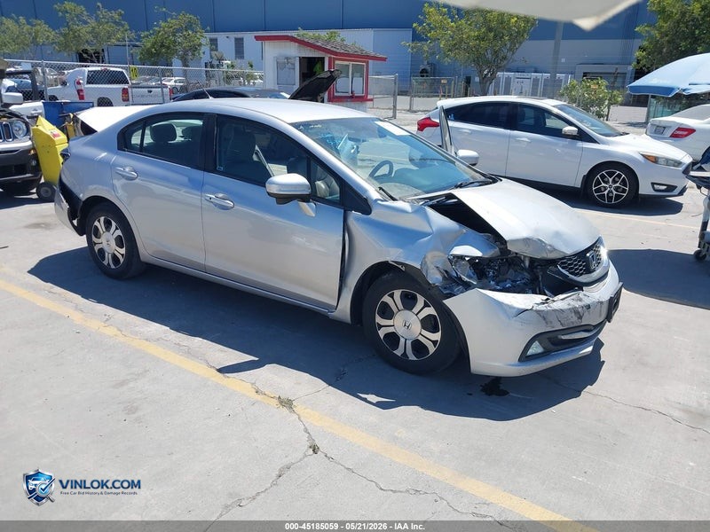 2015 HONDA CIVIC HYBRID   – Lot 45185059 auction photo
