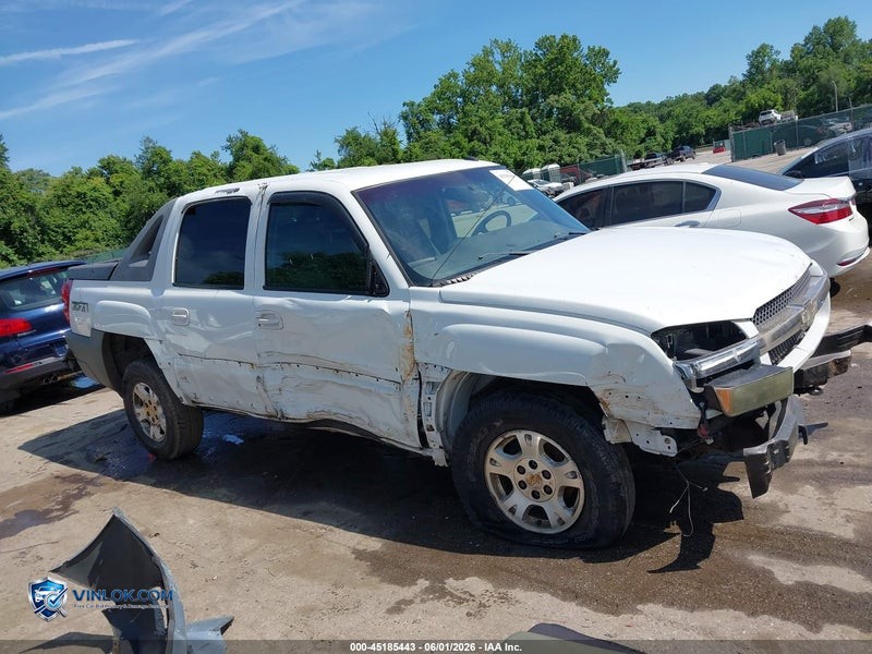 2002 CHEVROLET AVALANCHE 1500   – Lot 45185443 auction photo