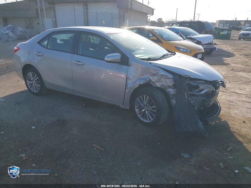2014 TOYOTA COROLLA LE PLUS – Lot 45191393 auction photo