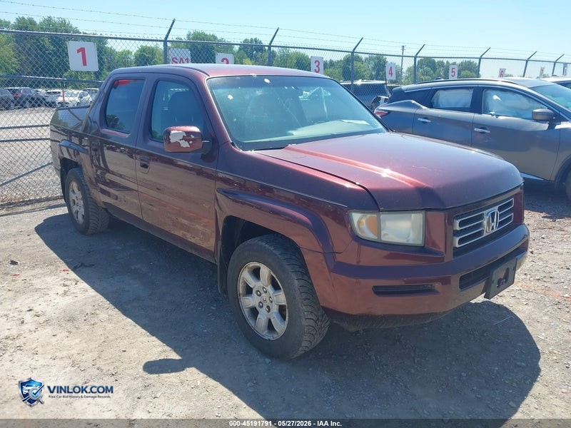 2007 HONDA RIDGELINE RTS – Lot 45191791 auction photo