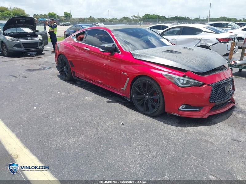 2019 INFINITI Q60 3.0T RED SPORT 400 – Lot 45193732 auction photo