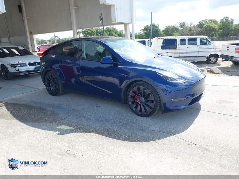 2022 TESLA MODEL Y PERFORMANCE DUAL MOTOR ALL-WHEEL DRIVE – Lot 45194229 auction photo