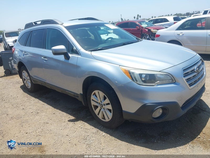 2015 SUBARU OUTBACK 2.5I PREMIUM – Lot 45194669 auction photo