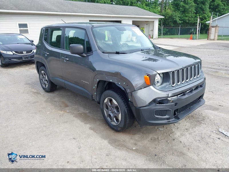 2016 JEEP RENEGADE SPORT – Lot 45194962 auction photo