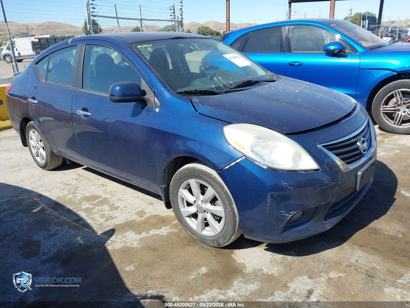 2013 NISSAN VERSA 1.6 SL – Lot 45200527 auction photo
